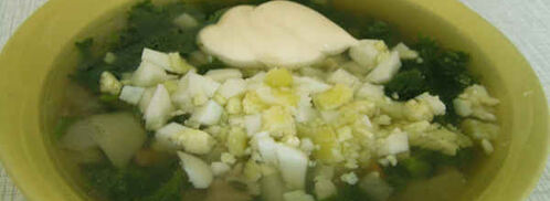 суп весенний с крапивой. Шаг 19