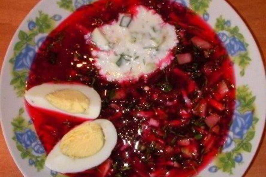 Рецепт холодного свекольника