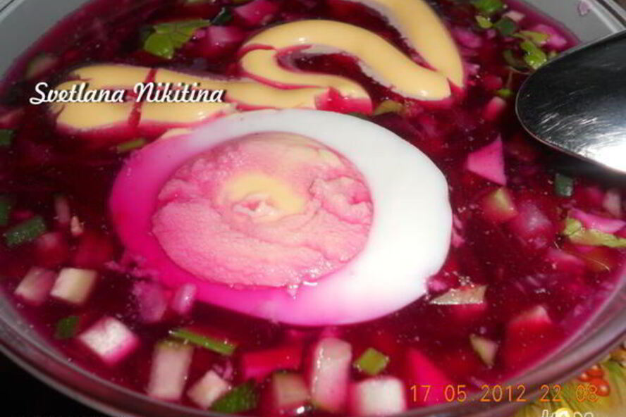 Рецепт свекольника холодного
