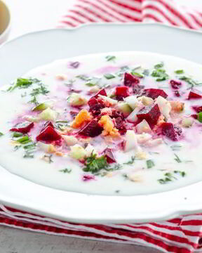 Свекольник на кефире