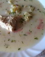 Куриный сырный суп с плавленым сыром