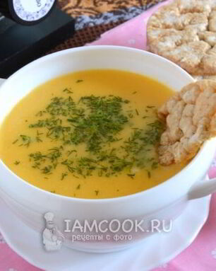 Сырный крем-суп с грудинкой