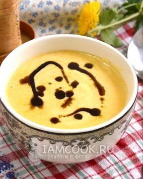 Сырный крем-суп с тыквой