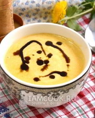 Сырный крем-суп с тыквой