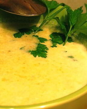 Сырный суп без мяса