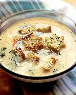 Сырный суп по-французски