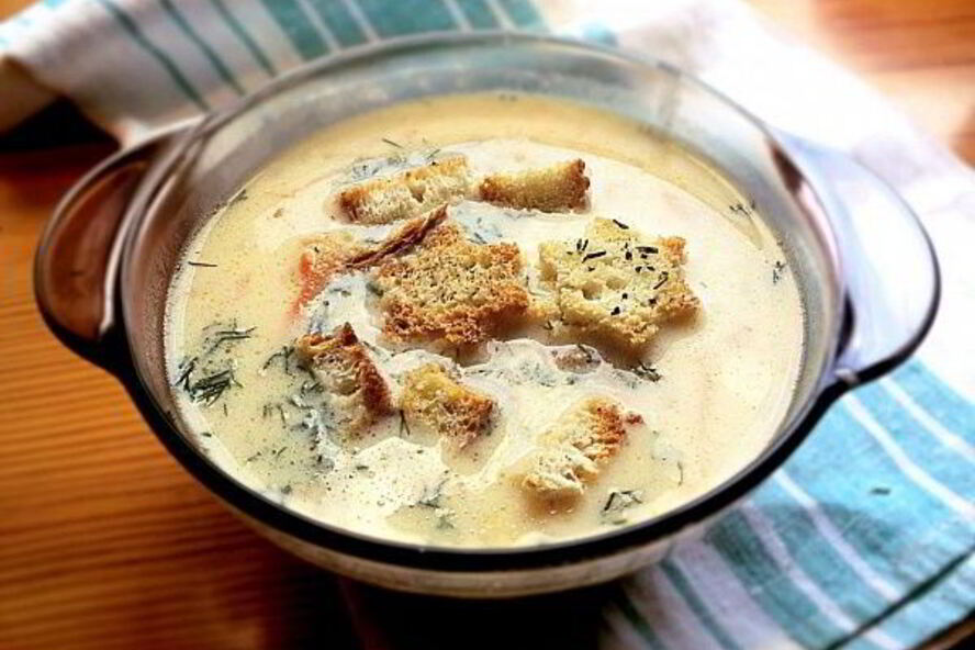 Рецепт сырного супа по-французски