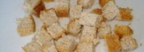 сырный суп-пюре с гренками. Шаг 2