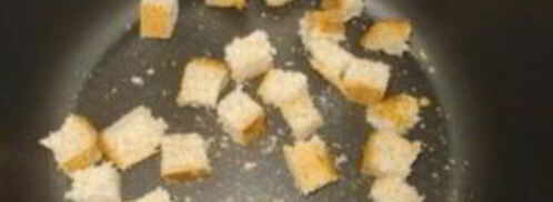 сырный суп-пюре с гренками. Шаг 3