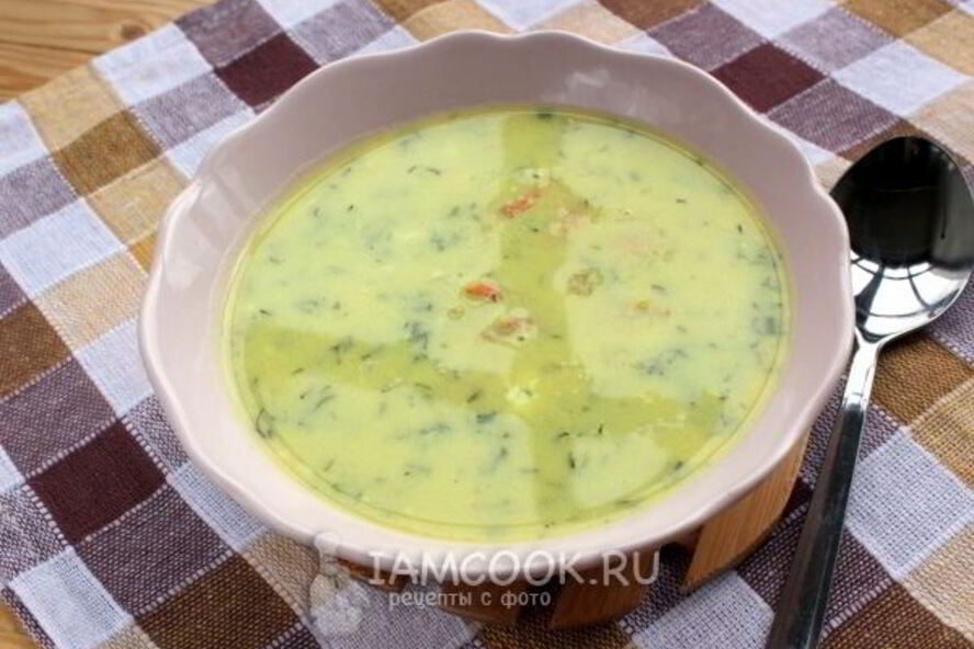 Рецепт сырного супа пюре с креветками