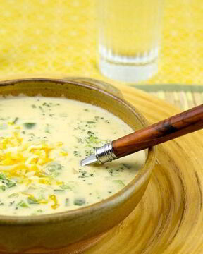 Сырный суп-пюре с курицей