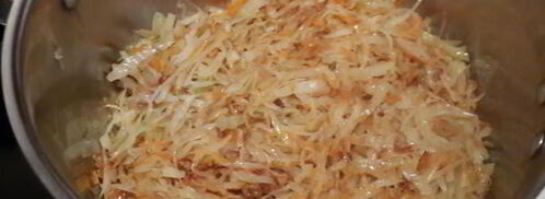 сырный суп с капустой и фаршем. Шаг 2