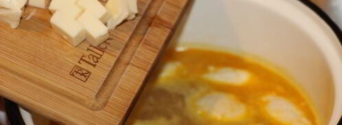 сырный суп с кнелями. Шаг 10