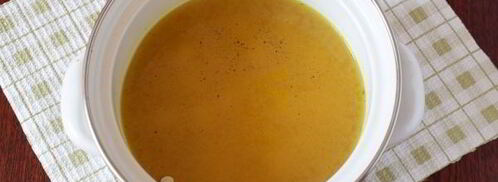 сырный суп с копченой курицей. Шаг 4