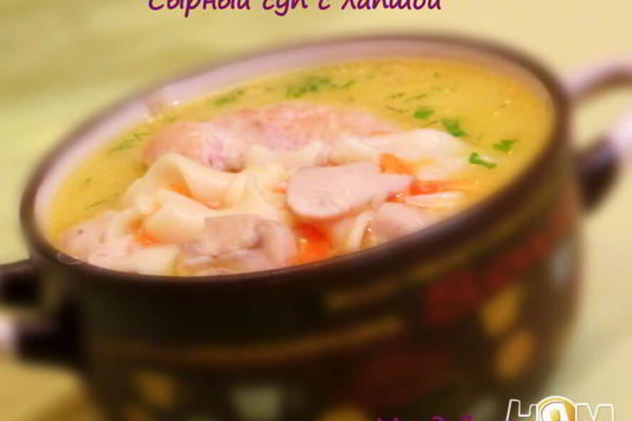 Рецепт сырного супа с лапшой