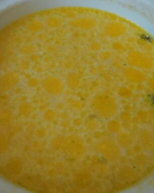 Сырный суп с вешенками