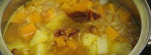 тыквенный суп с фетой. Шаг 4