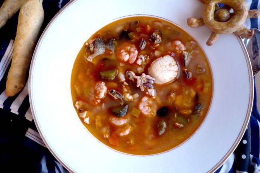 Рецепт средиземноморской ухи с гриссини жил отважный капитан