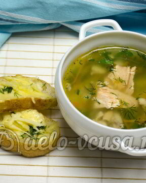 Уха из головы семги