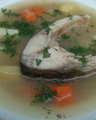 Уха из карпа по-царски