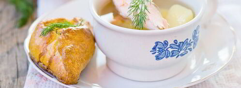 уха из красной рыбы. Шаг 4