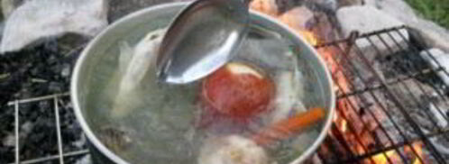 уха на природе. Шаг 5