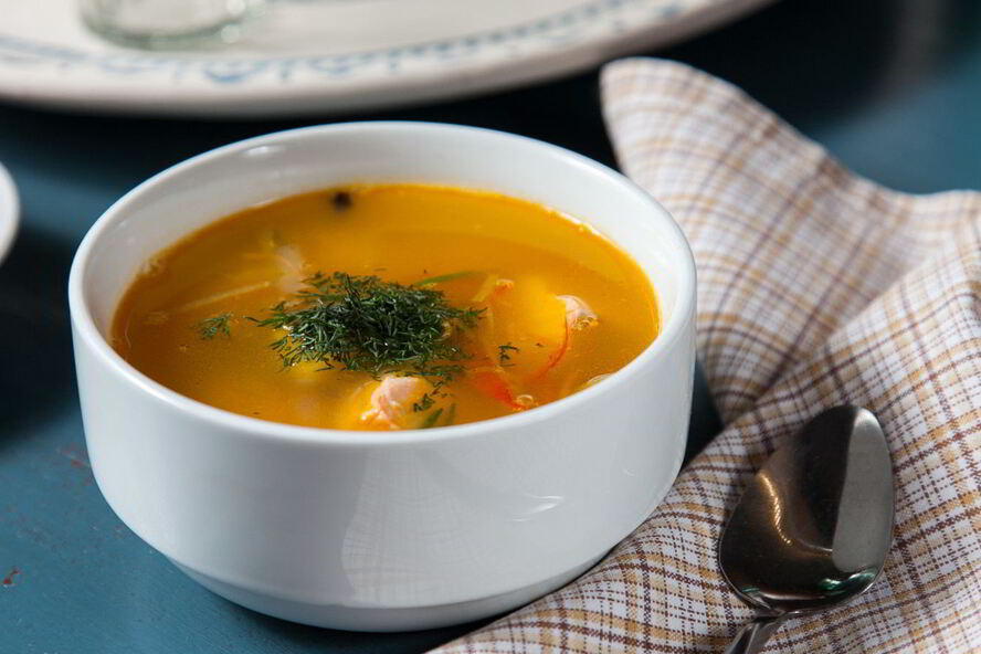 Рецепт ухи по-боярски с семгой