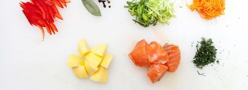 уха по-боярски с семгой. Шаг 2