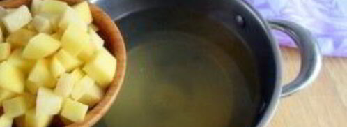 уха по-фински со сливками с лососем. Шаг 2