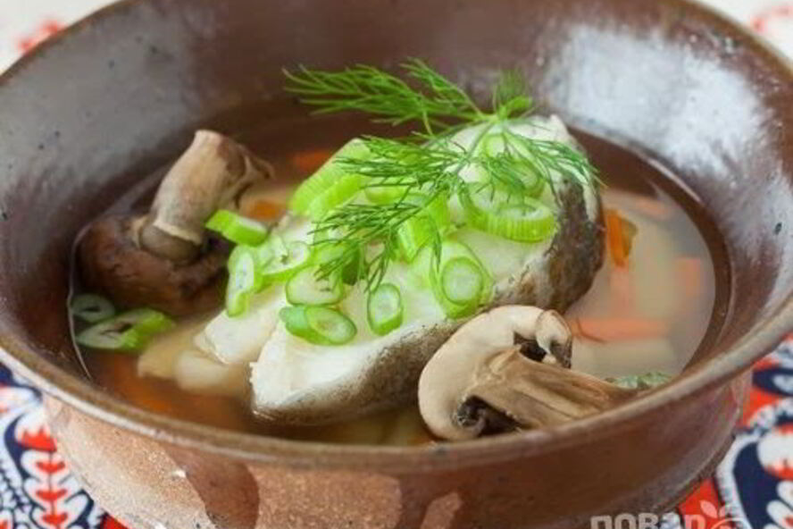 Рецепт ухи с грибами