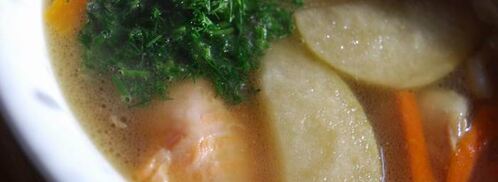 уха с яблоками. Шаг 3