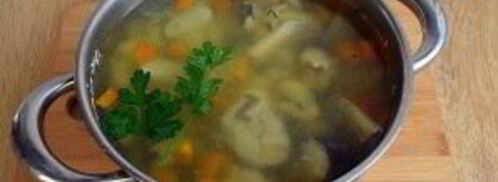 уха в хлебном горшочке. Шаг 4