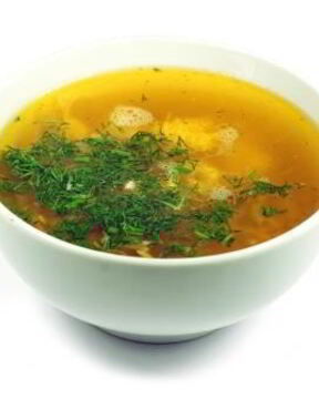 Вкусный куриный суп с вермишелью