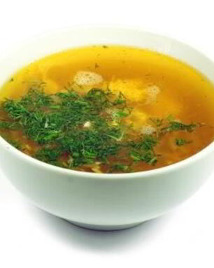 Вкусный куриный суп с вермишелью