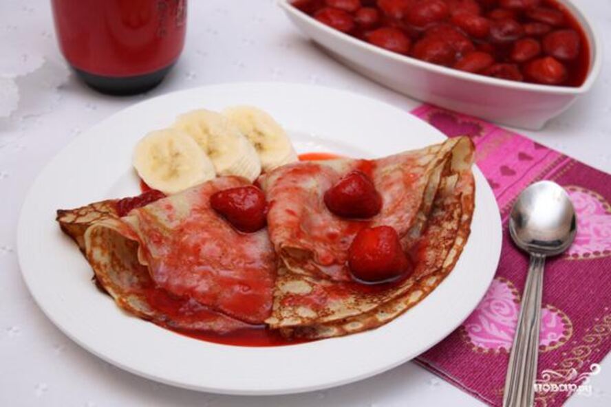Рецепт банановых блинчиков