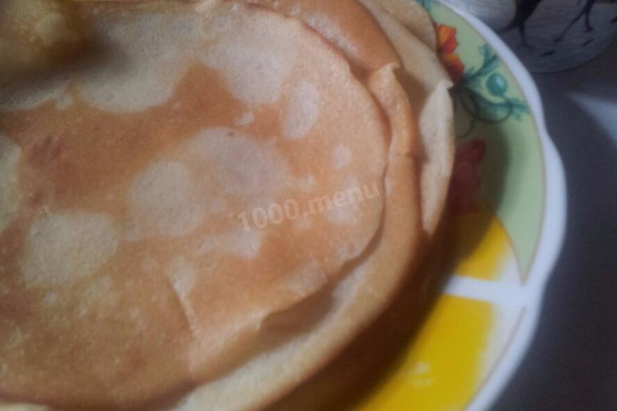 Рецепт блинчиков на рисовой муке с крахмалом