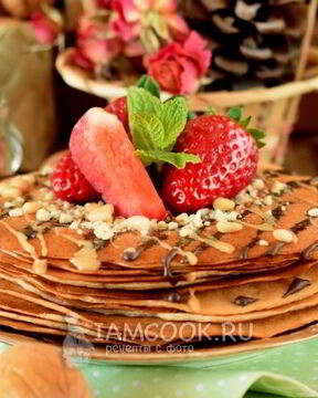 Блинчики с кедровой мукой