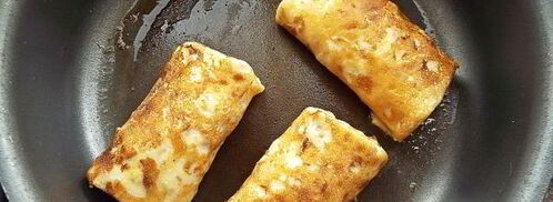 блинчики с колбасой и сыром. Шаг 11