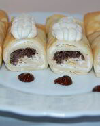 Блинчики с творожно-сметанно-маковой начинкой