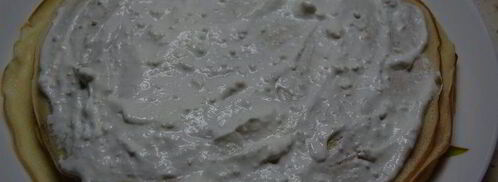 блинчики с творожно-сметанно-маковой начинкой. Шаг 4