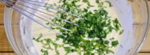 блинчики с зеленью. Шаг 6