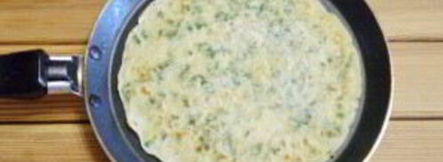 блинчики с зеленью. Шаг 9