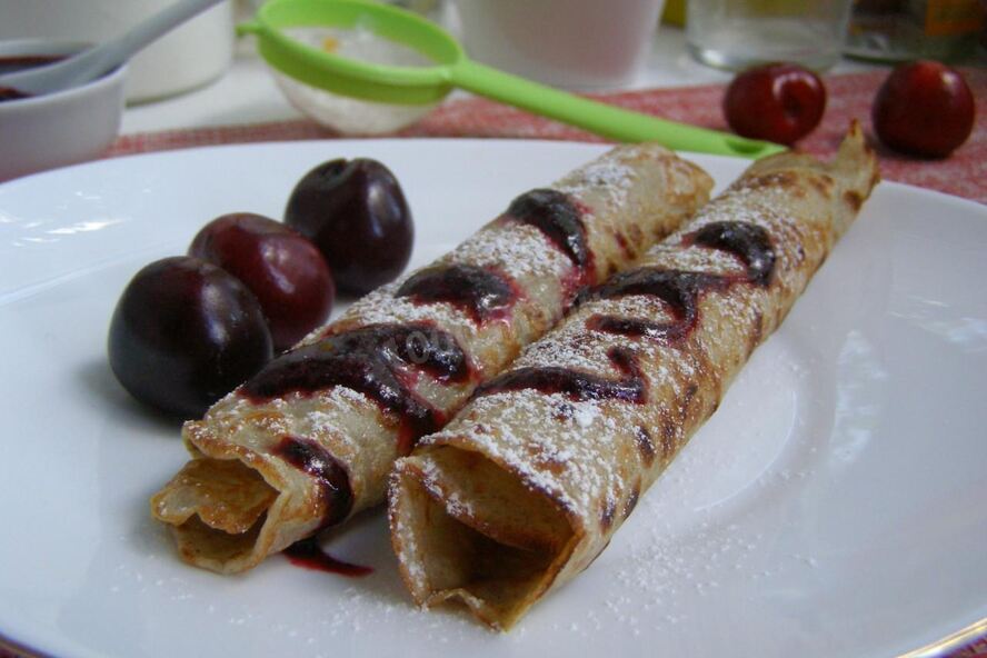 Рецепт блинов из гречневой и пшеничной муки