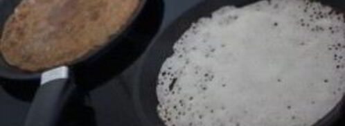 блины на кефире вегетарианские. Шаг 4