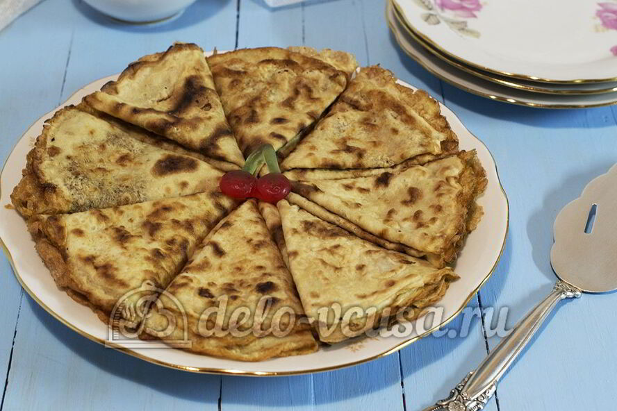 Рецепт блинов на воде