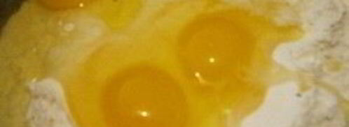 блины с дырочками на кефире. Шаг 2