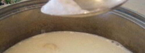 блины с дырочками на кефире. Шаг 5