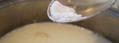 блины с дырочками на кефире. Шаг 6