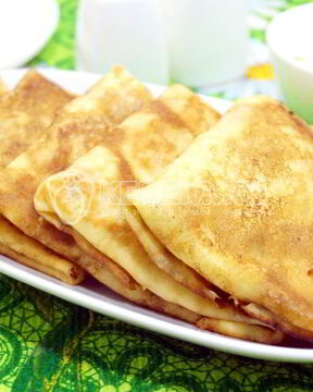 Блины с курицей