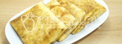 блины с курицей. Шаг 12